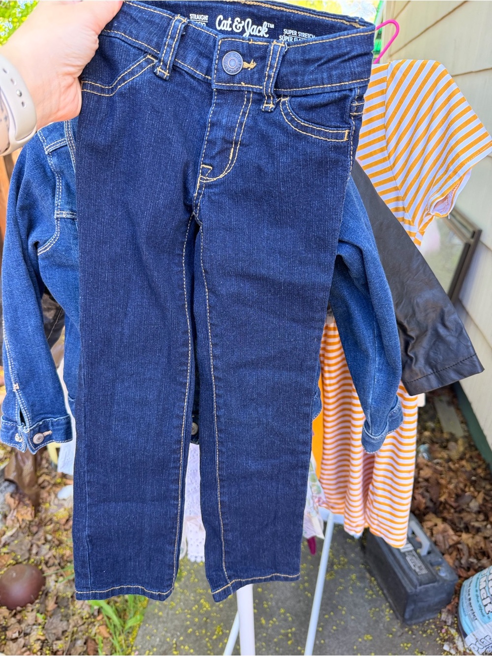Cat & Jack Dark Blue Skinny Stretch Jeans